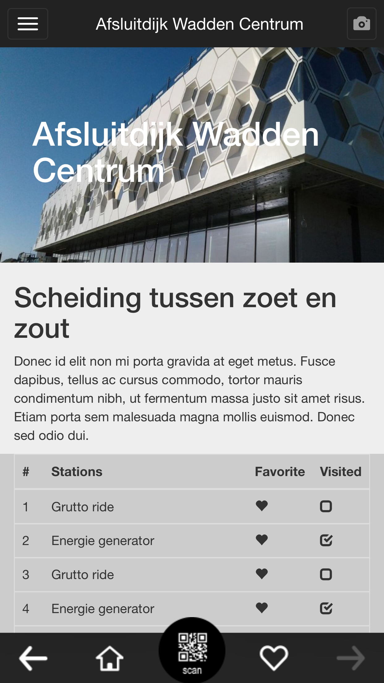 Interactieve Reis door het Afsluitdijk Waddencenter: QR-Code Verrijkte App