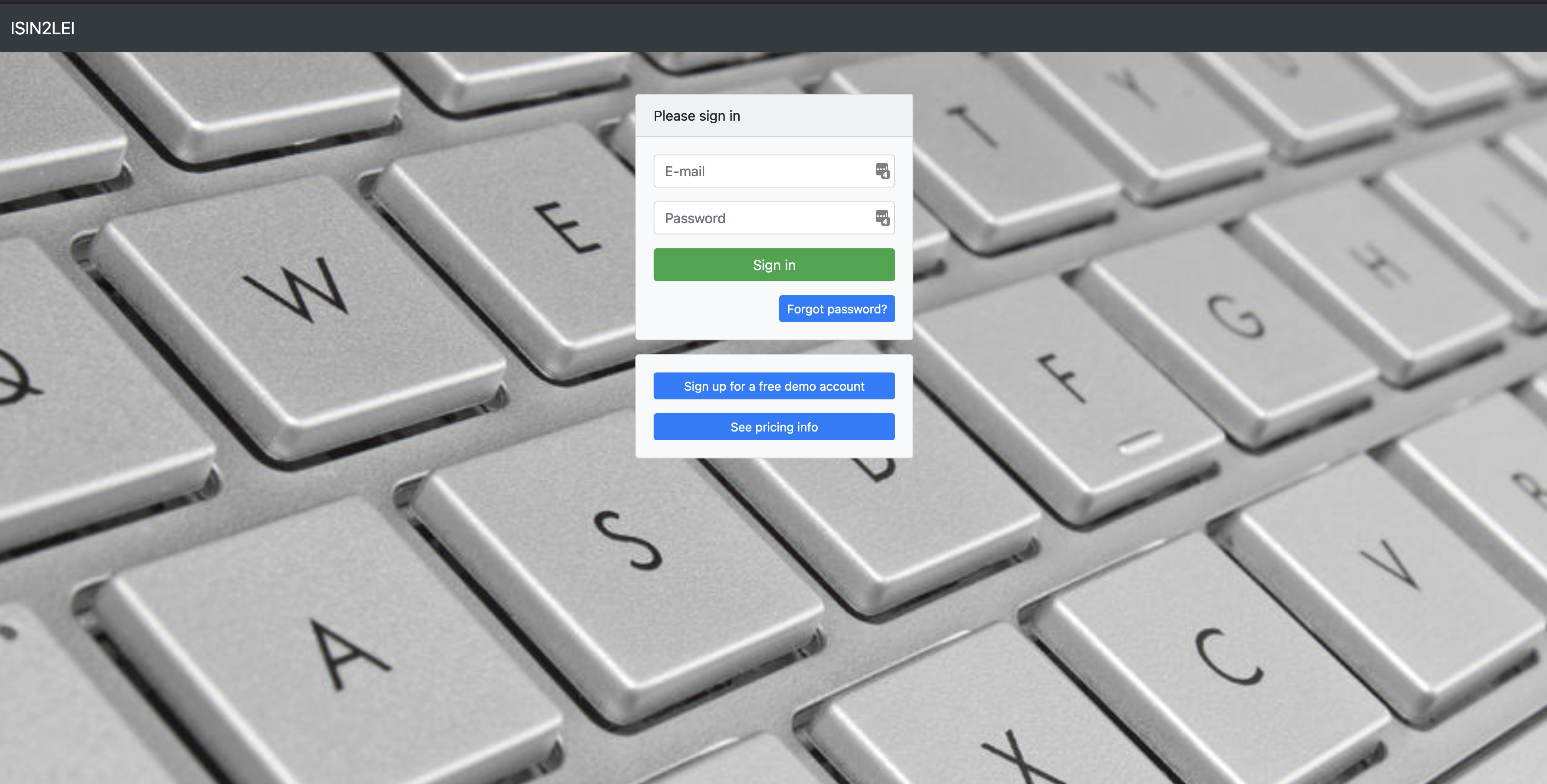 ISIN2LEI Portal: Geavanceerd Zoeken in Financiële Registraties